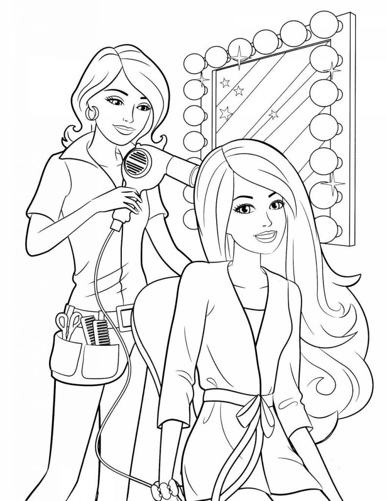 Barbie Coloring Pages to Print - BubaKids.com