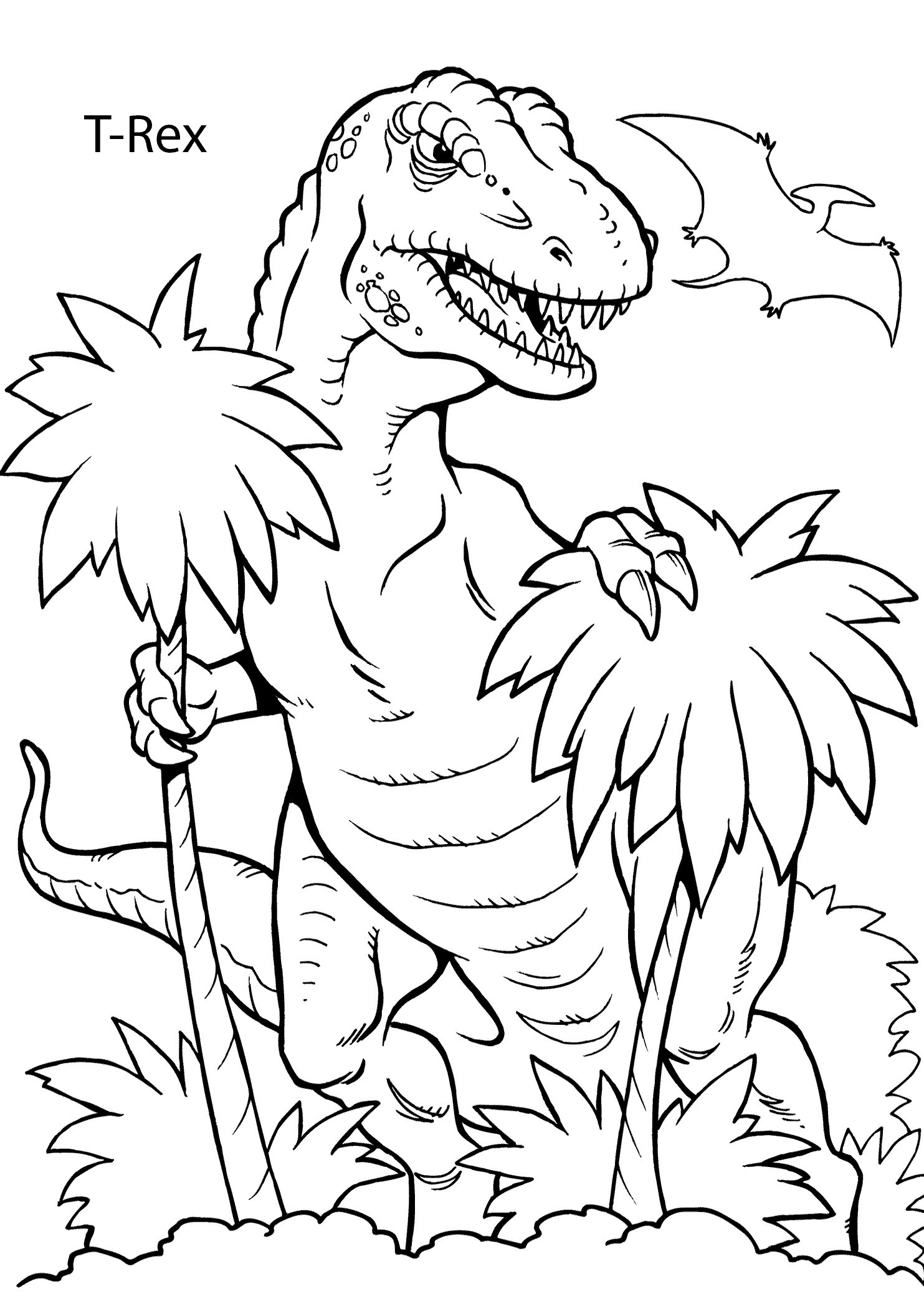 Jurassic Park Dinosaurs Coloring Pages - BubaKids.com