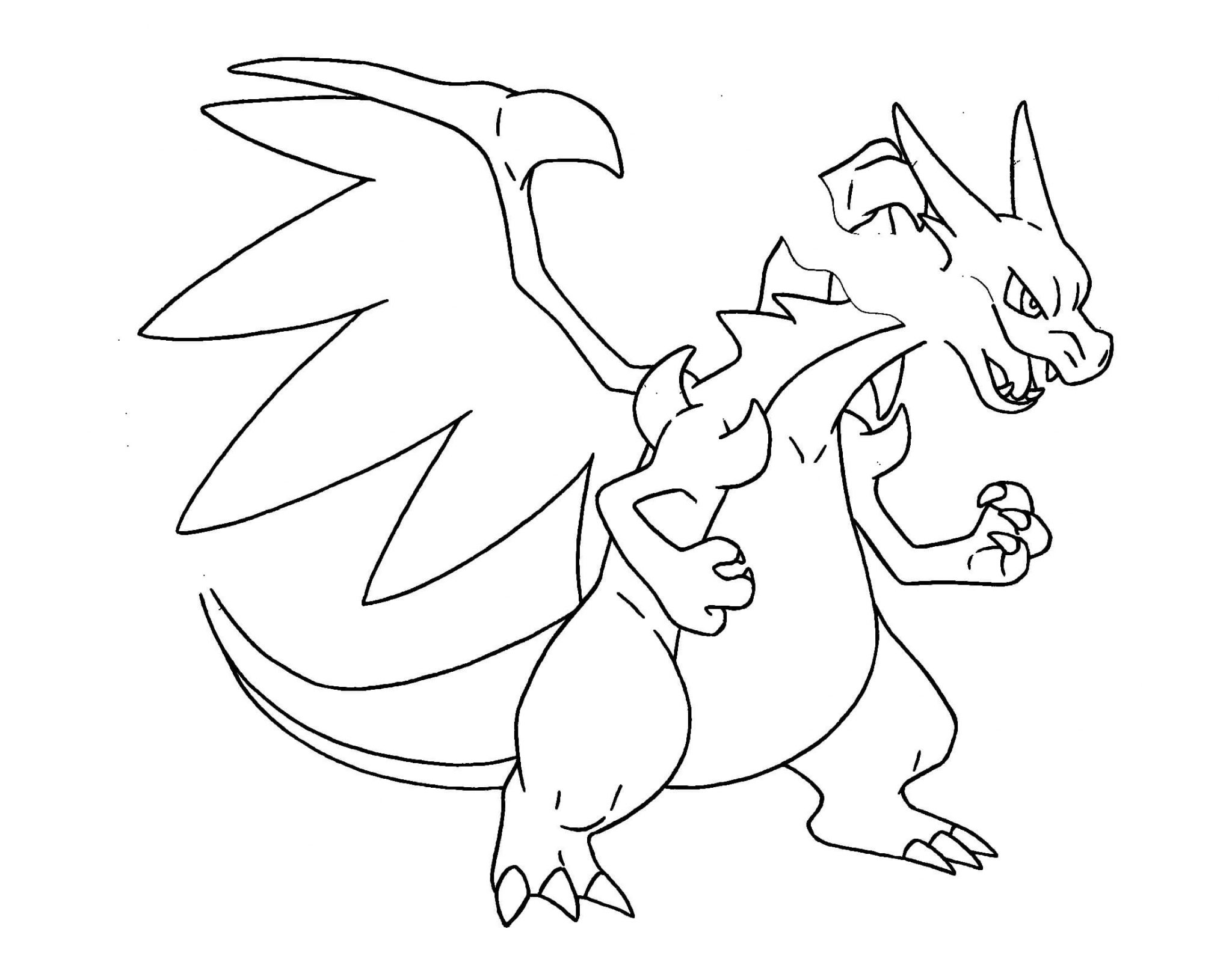 Pokemon Coloring Pages Mega Ex