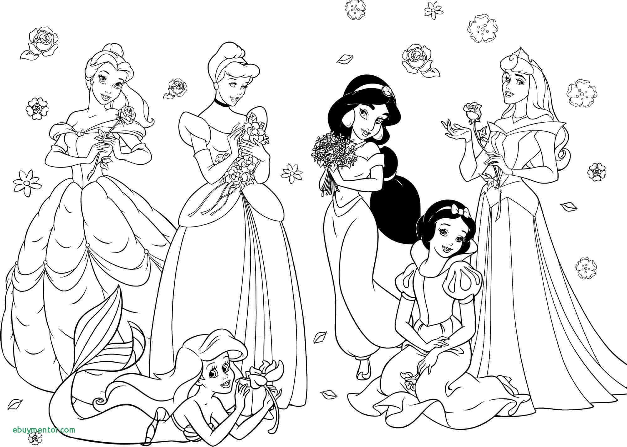 Princess with Dog Coloring Page - BubaKids.com