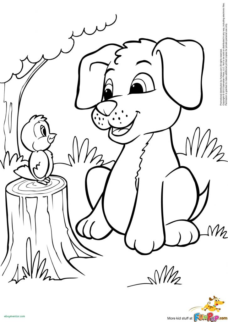 Puppy and Kitten Coloring Pages - BubaKids.com