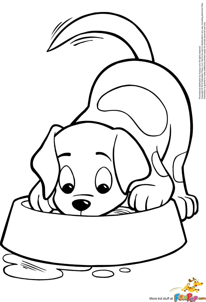 Puppy Dog Printable Coloring Pages - BubaKids.com