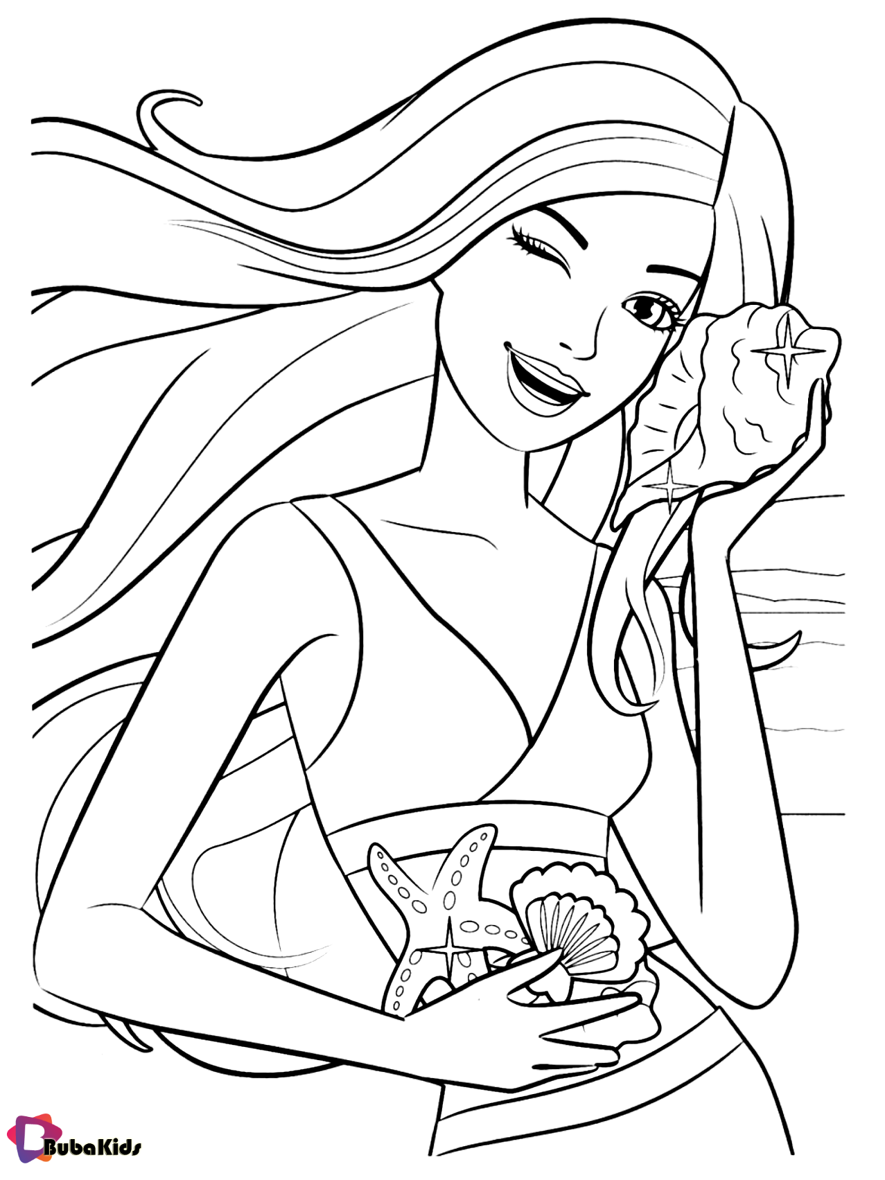 Free Printable Barbie Coloring Pages Free Printable Templates