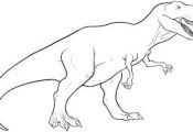 תוצאת תמונה עבור ‪t rex dinosaurs coloring pages‬‏
