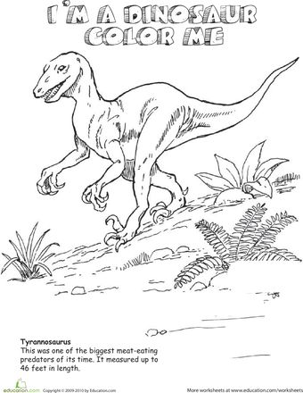 Dig into Dinosaurs! 15 Dino Coloring Pages | Education.com Wallpaper