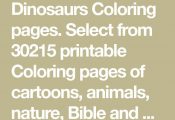 Dinosaurs Coloring pages. Select from 30215 printable Coloring pages of cartoons...