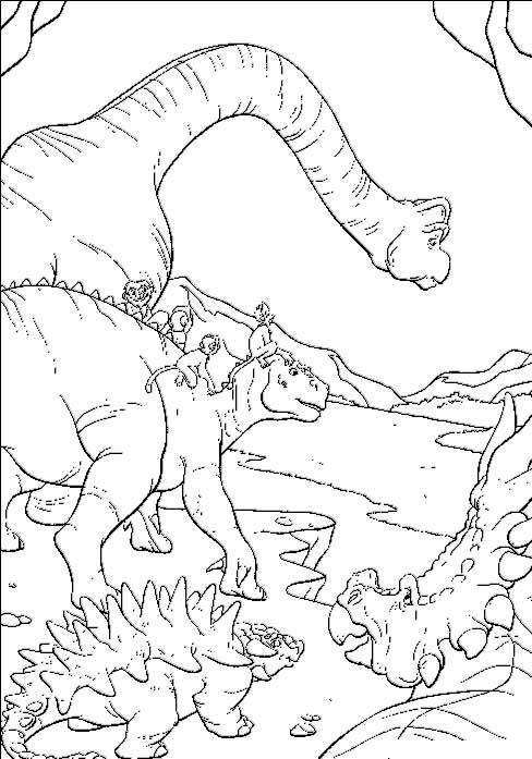 Dinosaurs coloring pages 33 Wallpaper