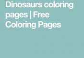 Dinosaurs coloring pages | Free Coloring Pages