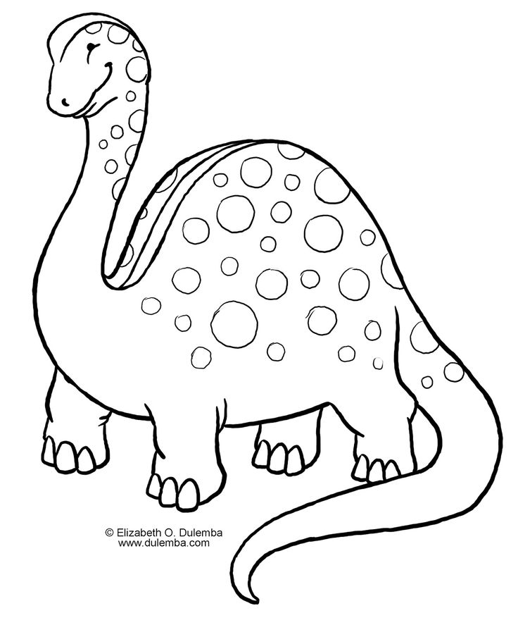 Dinosaurs printable coloring pages for kid s. Find on coloring-book of coloring …