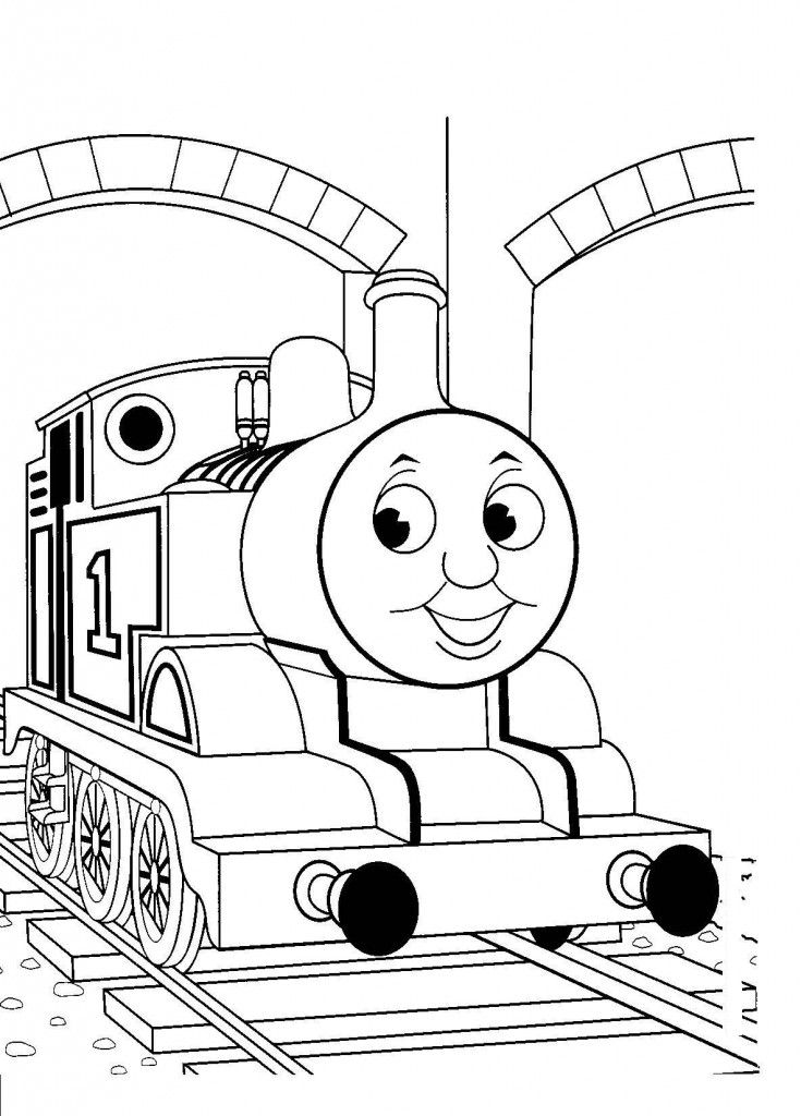 Free Printable Thomas The Train Coloring Pages Wallpaper