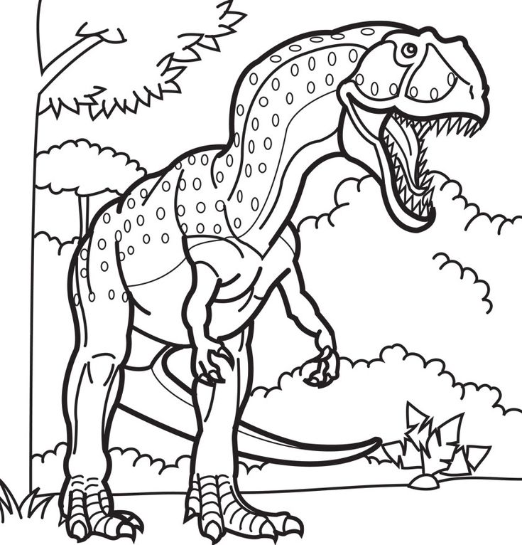 Giganotosaurus Coloring Pages | Dinosaurs Pictures and Facts Wallpaper