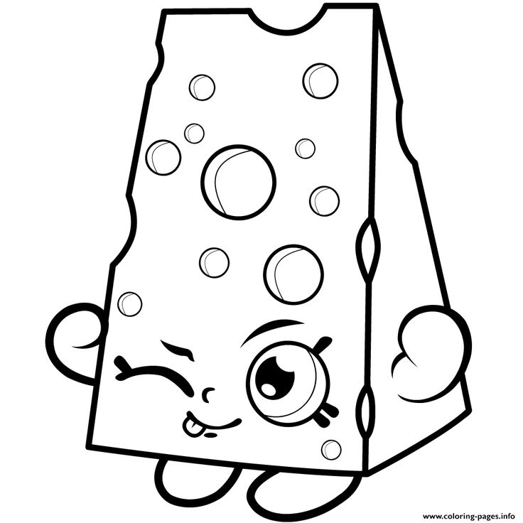 Print Cartoon Cheese to Colour coloring pages Wallpaper