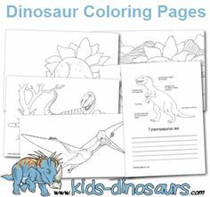 Printable Dinosaur coloring pages and sheets to color. Facts and information abo… Wallpaper
