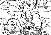 Rainbow Brite color page cartoon characters coloring pages, color plate, colorin...