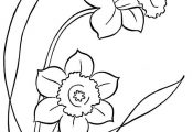 Spring Flowers Colouring Pages To Print - Spring day cartoon coloring pages