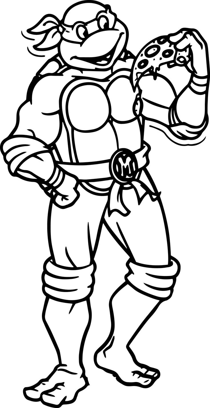 cool Ninja Turtle Cartoon Coloring Pages Check more at wecoloringpage.co…