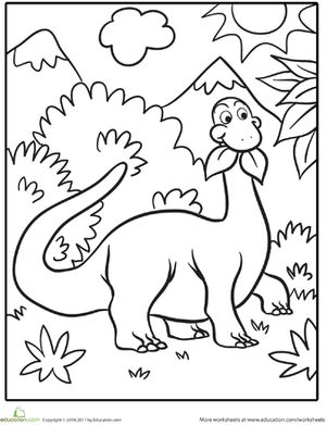 cute dinosaur coloring page – Google Search