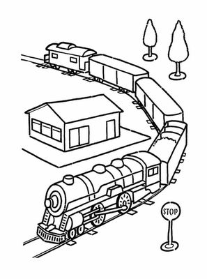 train coloring pages…because my 2 year old is obsessed! Wallpaper