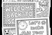 10 back to school coloring pages. A fun and meaningful way to provide opportunit...