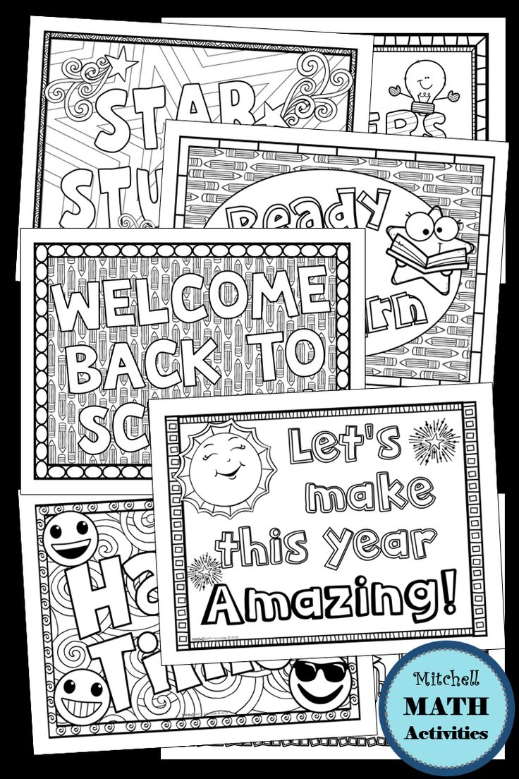10 back to school coloring pages. A fun and meaningful way to provide opportunit…