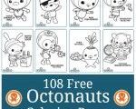 108 Free Octonauts Printable Coloring Pages