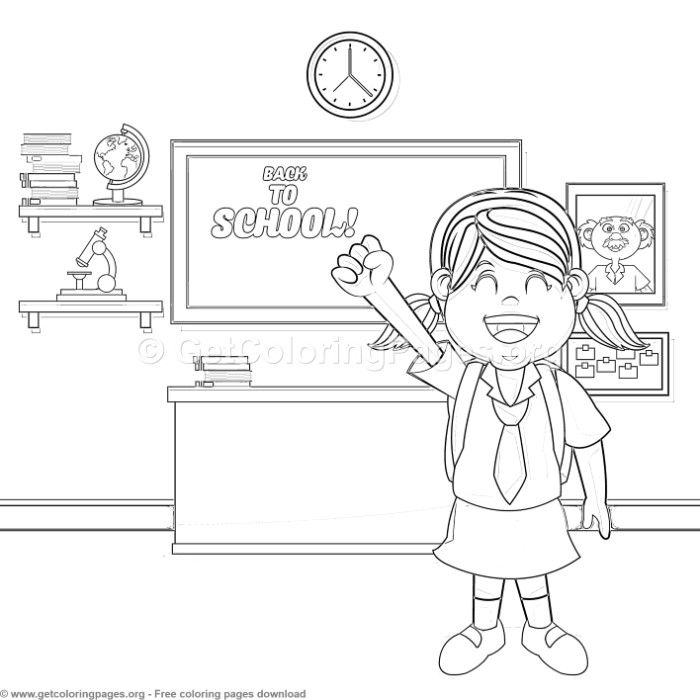 11 Back to School Coloring Pages – GetColoringPages.org #coloring #coloringboo… Wallpaper
