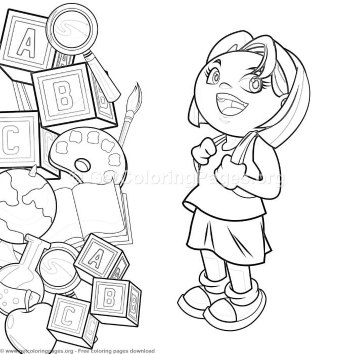 18 Back to School Coloring Pages – GetColoringPages.org #coloring #coloringboo… Wallpaper