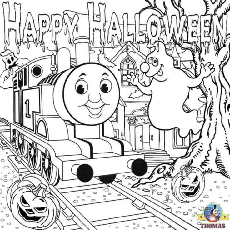 Thomas the train halloween worksheets for kids | printable Halloween ideas kids… Wallpaper