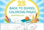 25 Back to School Coloring Pages #backtoschool #b2s
