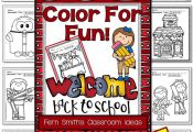 ** 50% Off for the First Two Days! ** Back to School Fun! Color For Fun Printabl...
