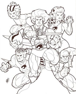 80s Cartoon Coloring Pages | Thundercats Coloring Pages on L Minas Para Colorear…