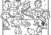 A Charlie Brown Christmas Coloring Pages Charlie Brown Christmas Coloring Pages ...