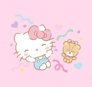 A panda's love for Hello Kitty – pinkakuma: Hello Kitty. ♥ Wallpaper