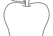 Apple - Coloring Page (Back to School)