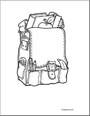 Back Pack Pattern -Back to School Theme Unit – Worksheets and Printables page 1 … Wallpaper