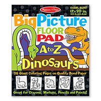 Big Picture Floor Pad A to Z Dinosaurs