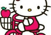 Bike ride with Hello Kitty :)