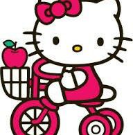 Bike ride with Hello Kitty :)