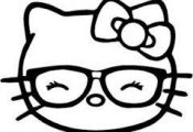 Billedresultat for Hello Kitty Coloring Pages