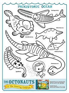 Captain Barnacles goody bag treat (Octonauts coloring pages from Meomi)   #carto…
