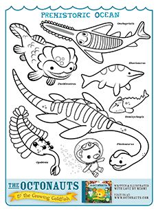Captain Barnacles goody bag treat (Octonauts coloring pages from Meomi) Wallpaper