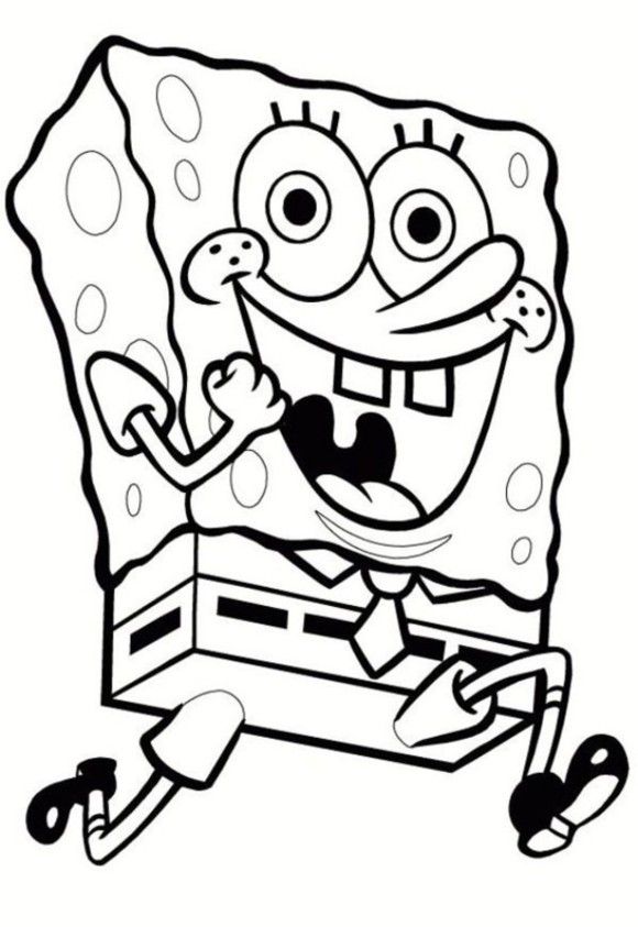 Cartoon Coloring, Coloring Pages Spongebob  Running: coloring pages spongebob  r… Wallpaper