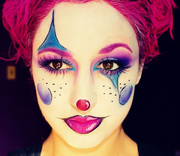 Cartoon Girl Clown by Jessica Rembish ohsojesss Halloween Makeup Mehron SF