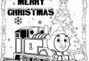 Christmas Train Coloring Pages