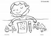 Coloring Page: Back to School: My Supplies product from Monarca-Language on Teac...