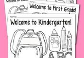 Coloring Pages for Back to School {Pre-K-1 classrooms}