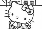 Coloring page Hello Kitty Hello Kitty on Kids-n-Fun.co.uk. On Kids-n-Fun you wil...