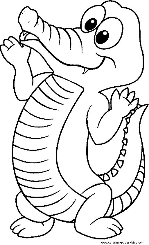 Crocodile Coloring Pages: Here is a collection of crocodile coloring pages to pr… Wallpaper