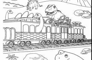 Dinosaur Train Coloring Pages Check more at coloringareas.com...
