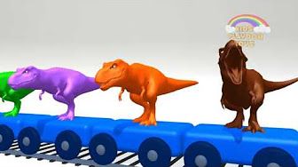 Dinosaurs Names & Sounds For Children | Farm Animals, Sea Animals Cartoons | Fin…